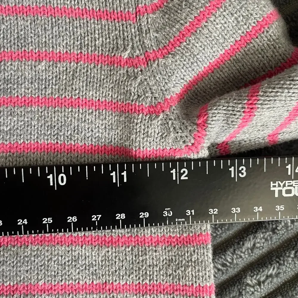 Old Navy Cherokee Girls XS Sweater Bundle Pink Green Button Down Long Sleeve - 2